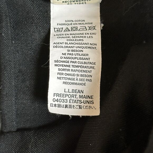 L.L. Bean Classic Fit Men's Pants Size 42 x 29 Gray 100% Cotton - Picture 15 of 16